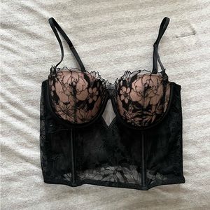 Victoria’s Secret lace corset bra top 32C